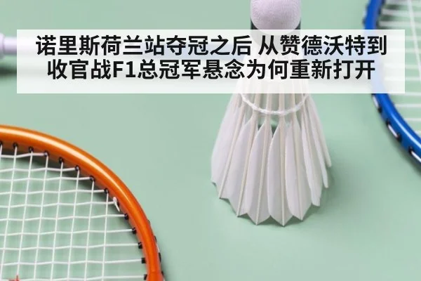 诺里斯荷兰站夺冠之后 从赞德沃特到收官战F1总冠军悬念为何重新打开